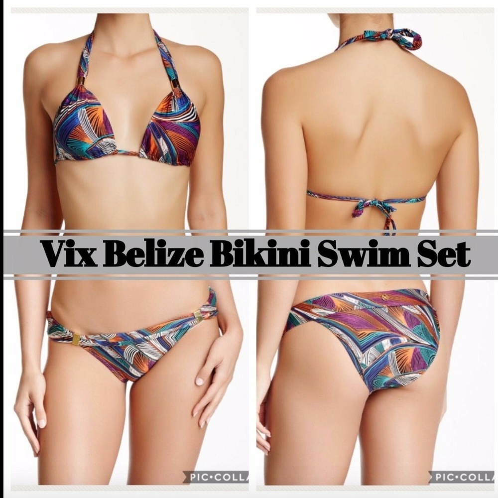 NWT ViX Belize Bia Bikini Top [Medium] & Belize Full Bottom‎ [Large] #744